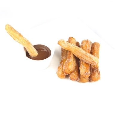 Food-Churros so sladkou polevou