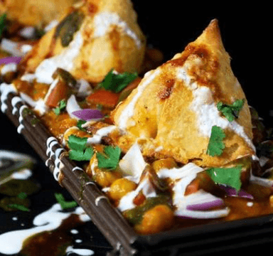 Food-Samosa chaat