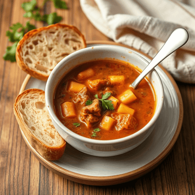 Food-Gulášová s chlebom