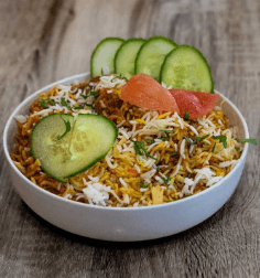 Food-Mutton biryani