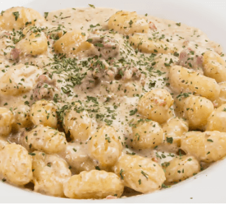 Food-Krémové Hubové Gnochi