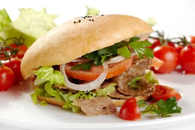 Food-Teľací burger