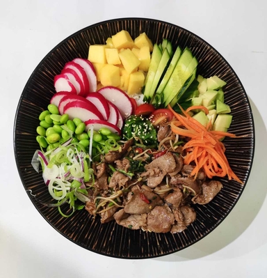 Food-POKÉ SPICY GRIL BEEF (OBĽÚBENÉ)