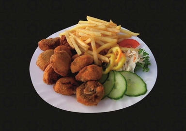 Food-Vyprážané šampiňóny