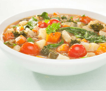 Food-Polievka zo zeleniny a korenín