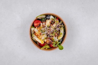 Food-Kuskus šalát s halloumi syrom