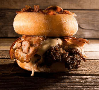 Food-Donut Burger