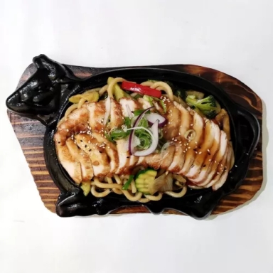 Food-Hot Chicken Teriyaki Udon
