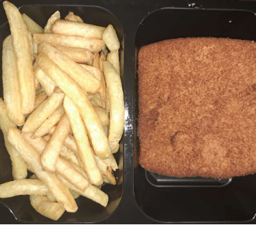Food-Vyprážaná gouda, hranolky, tatárska omáčka