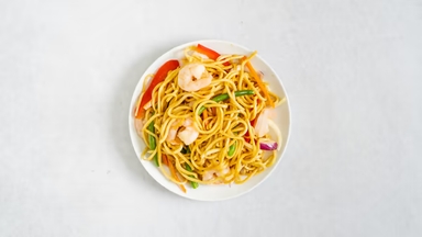 Food-C4 Udon v čiernej omáčke s krevetami