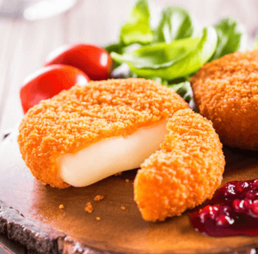 Food-Vyprážaný encián, zeleninová obloha
