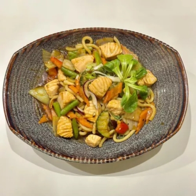 Food-SALMON Udon s Teriyaki omáčkou (Obľúbené)