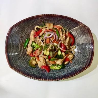 Food-CHICKEN Udon s Teriyaki omáčkou